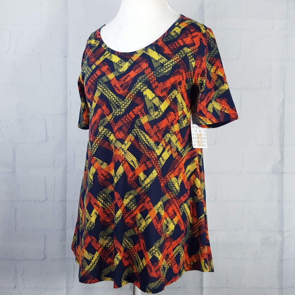 NWT Lularoe Perfect T Womens XS Geometric Dress